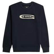 Sweat Noir Homme G-Star RAW Old Skool vue 2