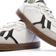 Baskets Blanches/Noires Homme Pepe jeans Ball vue 7