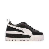 Baskets Noir/Blanc Femme Puma Mayze Wedge vue 2