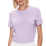 T-shirt Violet Femme Champion Crew neck pas cher