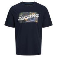T-shirt Marine Homme Jack & Jones Hawaiitee vue 3