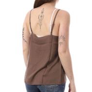 Débardeur Marron Femme Vila Vicava vue 2