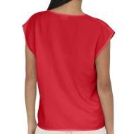 Blouse Rouge Femme JDY Train vue 2