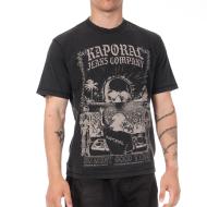 T-shirt Noir Homme Kaporal Tod pas cher