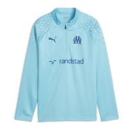 OM Sweat de Training Bleu Junior Puma 2023/24 pas cher
