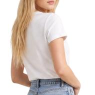 Camiseta blanca de mujer Calvin Klein Jeans Classic Script ver 2