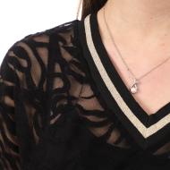 T-shirt Noir Femme Teddy Smith Swann vue 3