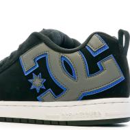 Baskets Noir/Gris/Bleu Homme Dc shoes Court Graffik vue 7