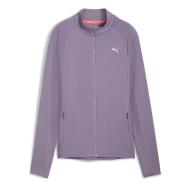 Sweat Zippé Violet Femme Puma Run For Her Ribbed pas cher