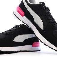 Baskets Noires/Blanc/Rouges Homme Puma Graviton vue 7
