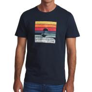 T-Shirt Marineblau Herren TBS Arctique 26