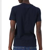 T-shirts Marine Homme Tommy Hilfiger Slim Linear Chest vue 2