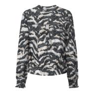 Blouse Noir/Beige Femme JDY Pepper vue 2