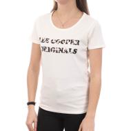 T-shirt Blanc Femme Lee Cooper Onna pas cher