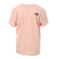 T-shirt Rose Garçon The North Face Split Box vue 2