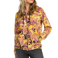 Sweat Noir/Orange Femme Roxy Divedeephoodie pas cher