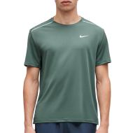 T-Shirt Vert Sauge Homme Nike Running pas cher