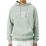 Sweat à capuche Vert Homme Teddy Smith Siclass pas cher