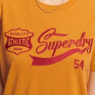 T-shirt Orange Femme Superdry Script Style Coll vue 2