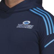 Sweat à Capuche Marine Homme Adidas Rugby Blues vue 3