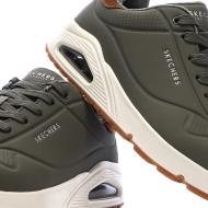 Baskets Grises Homme Skechers Uno vue 7
