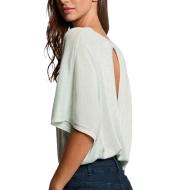 T-Shirt Vert Femme Morgan MDIX vue 2
