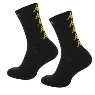 Chaussettes de Sport Noir/Jaune Kappa Eleno vue 2