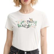 T-shirt Ecru Femme Levi's The Perfect pas cher