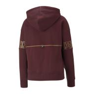 Sweat Bordeaux Femme Puma Dco Glm vue 2