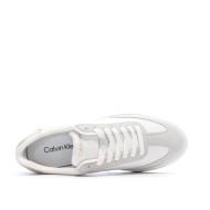 Baskets Blanches/Taupes Homme Calvin Klein Jeans Low Prof vue 4