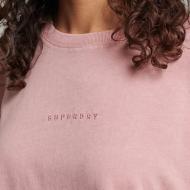 T-shirt Rose Femme Superdry Micro Logo vue 2