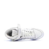 Baskets Blanches Homme Adidas Forum Mid vue 4