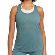 Débardeur Gris/Bleu Femme Nike Yoga Layer Tank pas cher