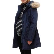 Parka Marine Femme Mamalicious Macy vue 3