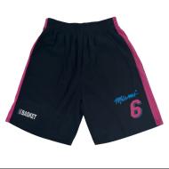 Short basketball Noir Homme Sport Zone Miami vue 3