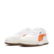 Baskets Blanche/Orange Ado Puma Caven Iii Retro vue 6