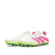 Chaussures de Foot Blanc/Rose Adidas Predator League 2G/3G vue 6