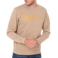 Sweat Beige Homme Guess Brode pas cher