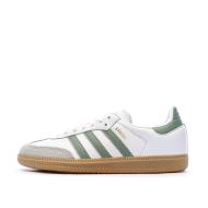 Samba OG Baskets Blanc/Vert Mixte Adidas pas cher