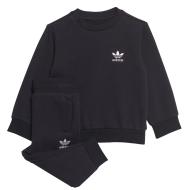 Ensemble Survêtement Noir Mixte Adidas Crew pas cher