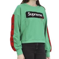 Sweat Vert Femme Supreme Grip Boom pas cher
