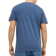 T-shirt Bleu Homme Jack & Jones Logo vue 2