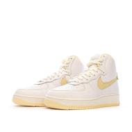 Baskets Blanches/Jaune Femme Nike Air Force 1 Sculpt vue 6
