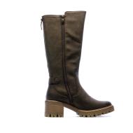 Bottes Marron foncé Femme Relife Jirlotte vue 2