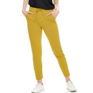 Pantalon Fluide Jaune moutarde Femme Jacqueline de Yong Pretty pas cher