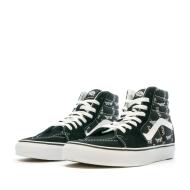 Baskets Noires/Blanches Homme Vans Sk8-hi vue 6