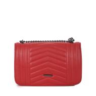 Sac bandoulière Rouge Femme Manoukian Avalon vue 2