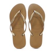 Tongs Marron Femme Havaianas Slim Infradito vue 3
