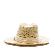 Chapeau Beige Femme Emeraude Fedora vue 2