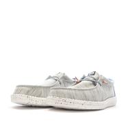 Chaussures Bleues/Grises Chiné Homme Hey Dude Wally Jersey vue 6
